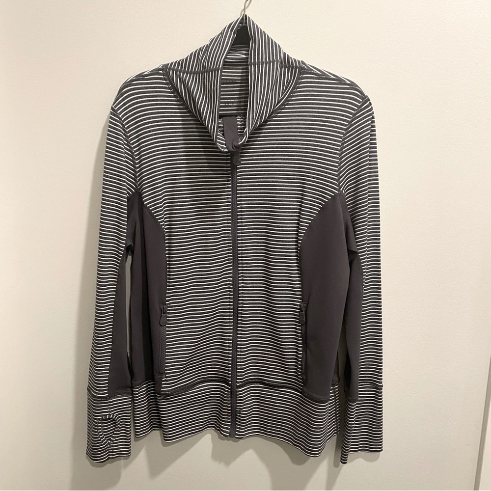 Striped Activewear Jacket - Size XL